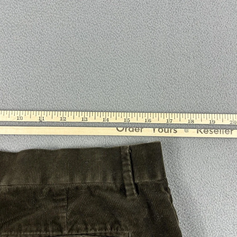 Banana Republic Corduroy Pants 32x24 Mens Brown Traveler Slim Fit Chino Trousers